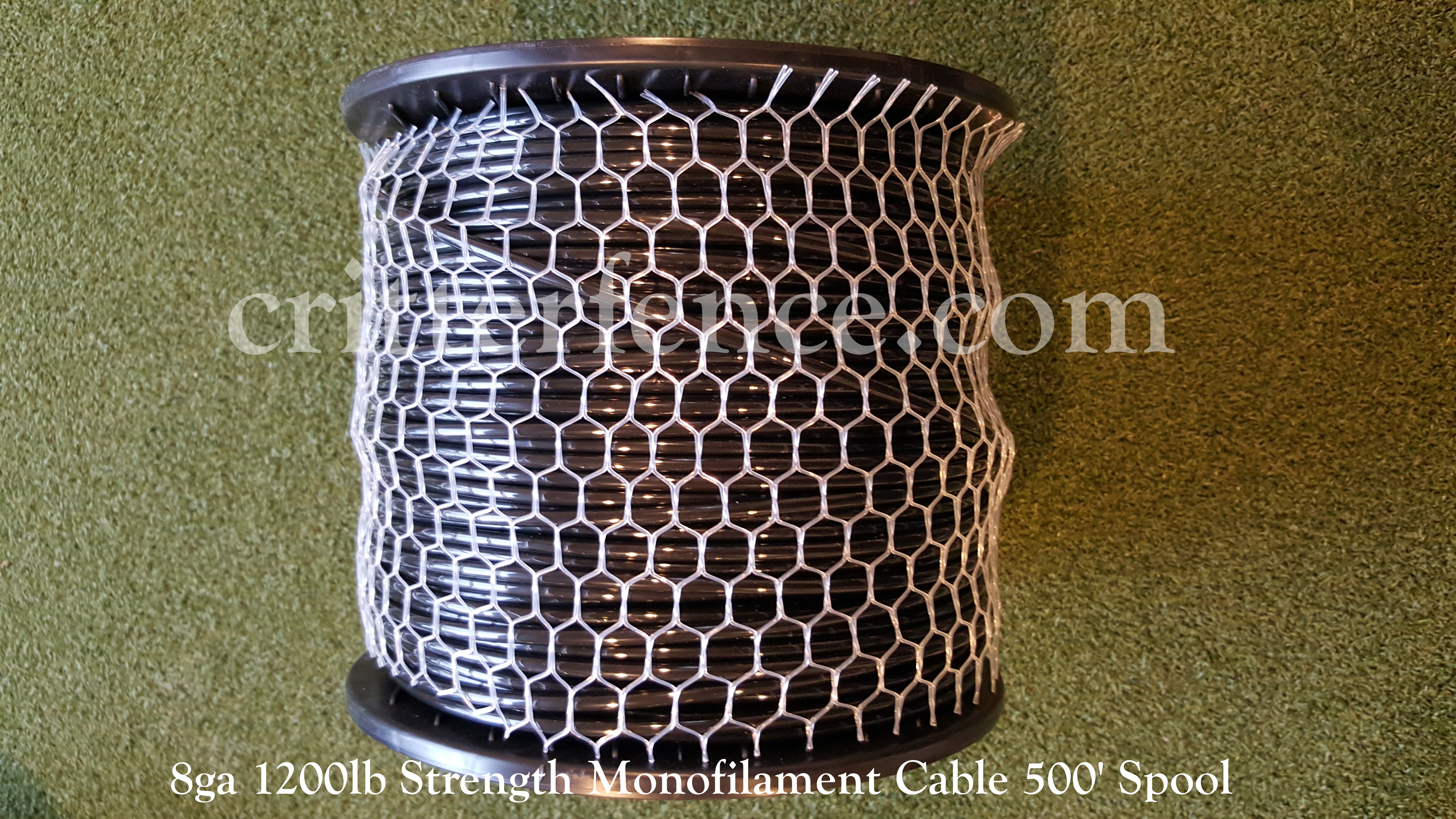 8ga 1200lb strength monofilament cable 519 ft spool