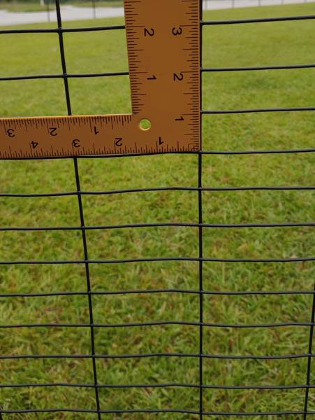 Critterfence Black 16GA Graduated Welded Wire Fence 5 x 100 NEW  - 0680332612371