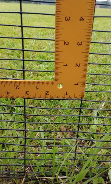 Critterfence Black 16GA Graduated Welded Wire Fence 5 x 100 NEW  - 0680332612371