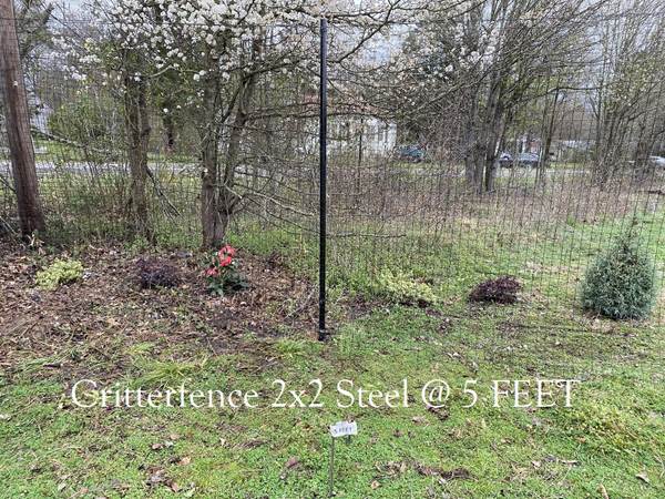 Critterfence Black Steel 2 Inch Square Grid 4 x 100 - 685248513538